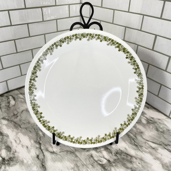 Vintage Replacement Corelle Spring Blossom Green Crazy Daisy Dinner Plate 10" - Picture 1 of 3